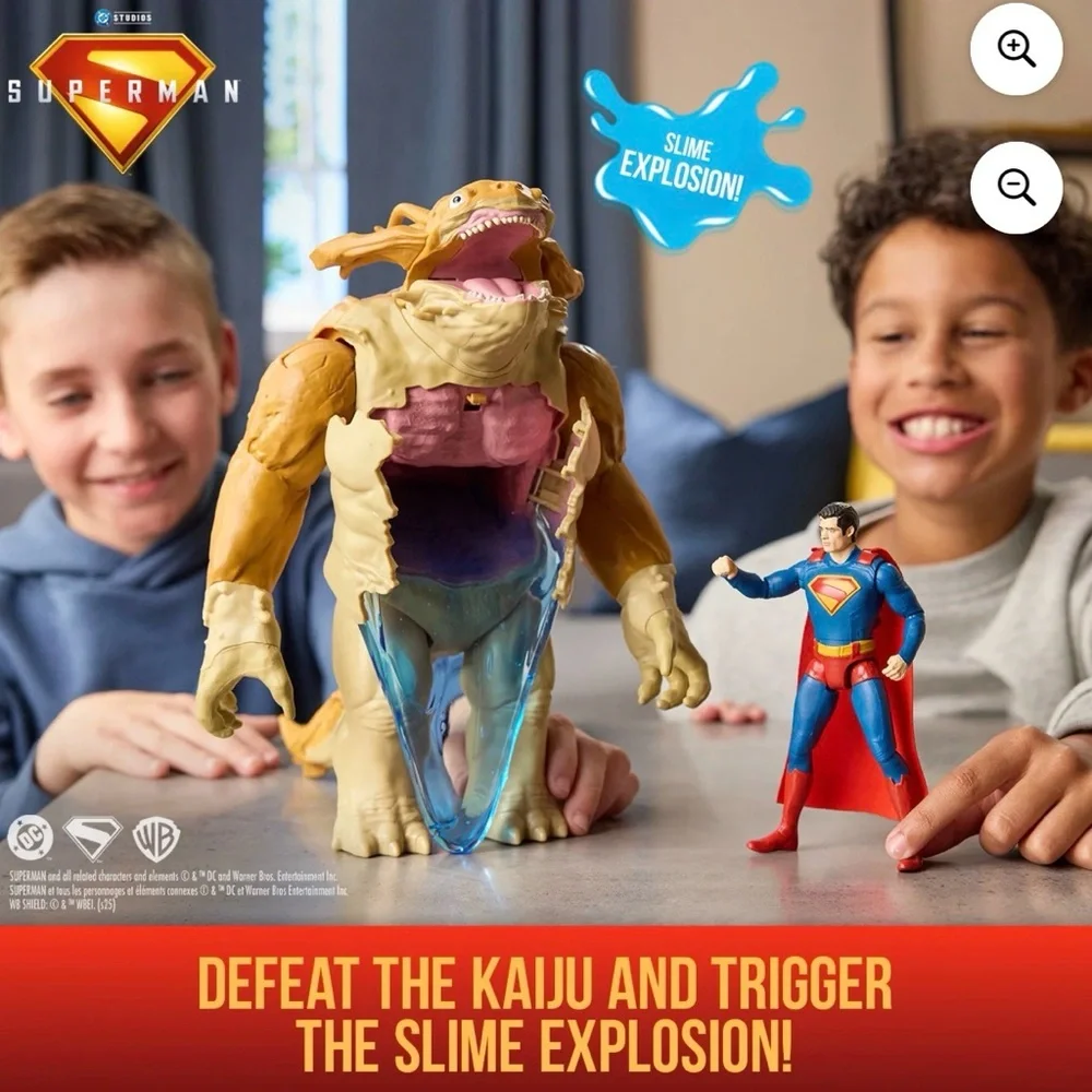 Superman and Kaiju Slime & Fortress of Solitude